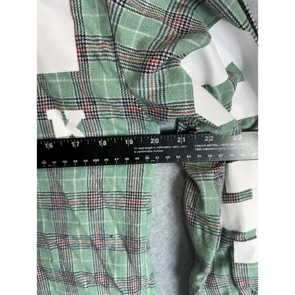 Shein Shirt Mens Medium Plaid Button Up New York Graphic Streetwear